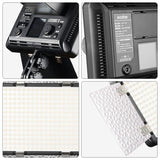 Godox LED308C II LED308 LED Video Studio Light Camera Fill Lamp With Adapter Professional Photographic Lighting Live Streaming