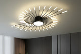 Modern Rotating Pen Tip LED Ceiling Light - Creative Sculptural Art Chandelier