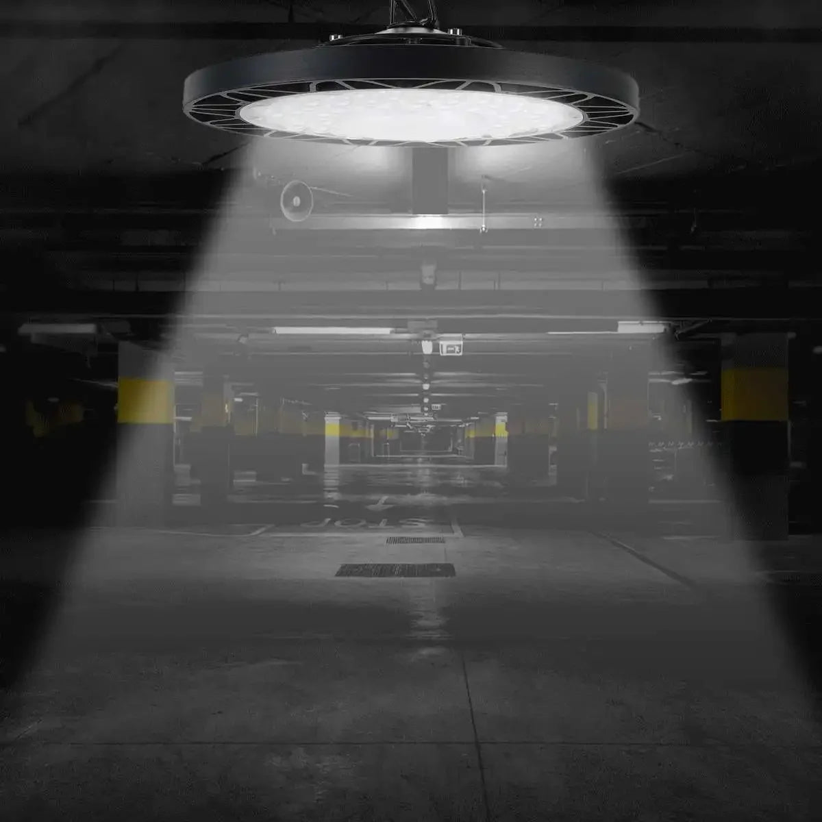 UFO LED High Bay Garage Light (200W/400W/600W) 180-265V - High Brightness Industrial Ceiling Lamp with AU Plug for Warehouse & Workshop