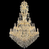Luxury Large Crystal Chandelier - Modern Led Candle Chandelier For Hotel Lobby Villa Living Room & Entryway Lighting