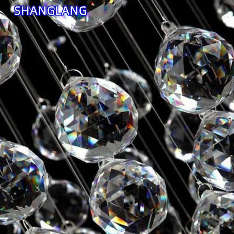 New Eagles Luxury Design Living Room LED Lights Crystal Lamp Crystal Chandelier Modern Lighting Luster L100*W55*H80cm 110 V-220v