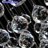 New Eagles Luxury Design Living Room LED Lights Crystal Lamp Crystal Chandelier Modern Lighting Luster L100*W55*H80cm 110 V-220v