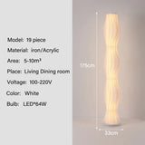 Modern Nordic Grass Skirts LED Floor Lamps Living Room Bedroom Lighting Decor Lustre Floor Lights Indoor Bedside Lights Fixture