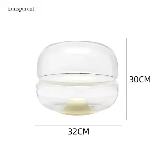 Nordic Lamps and Bedroom Home Decor Desk Lamps Minimalist Glass Light Luxury Designer Cloudstone Bedside Reading Lamp LED