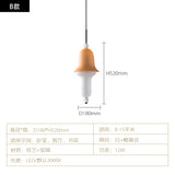 Nordic Colored Glass Pendant Lights Designer Poma Hanging Lamp Candy Glass Restaurant Bar Light Fixture Bedroom Bedside Lampara's