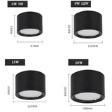 Dimmable round surface mounted downlight led small ceiling light ceiling light spotlight hallway entrance light aisle light