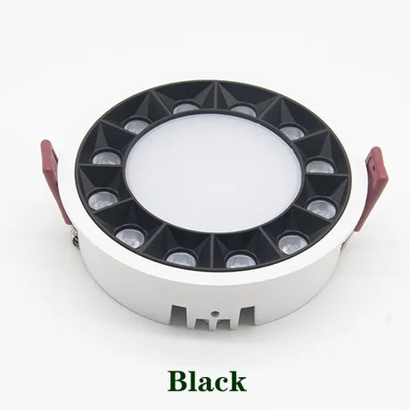 Embedded Dimmable LED Ceiling Light AC85-265V Kitchen Bedroom Shopping Mall Circular Panel Light 10W12W18W20W24W COB Downlight