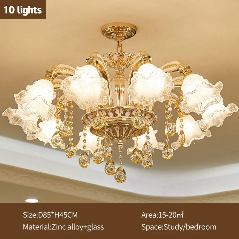 Nordic Modern Luxury Ceiling Chandelier Lighting 2025 Lustre Living Room Hotel Villa Lobby Crystal Hanging Lamp Luminaria Lights