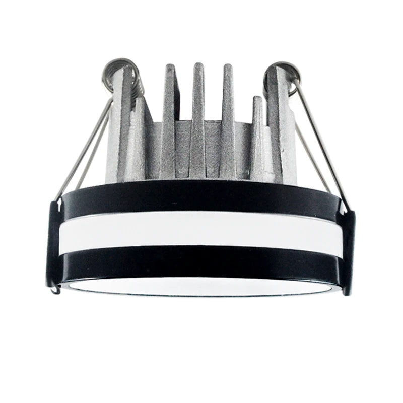 Led Mini Downlight 3W 5W Dimmable Spot Light Recessed Lights ac85-265v Ceiling Indoor Lamp Acrylic Side Glow 220V 230V 110V