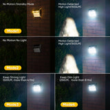112 LED Solar Motion Sensor Wall Light - Waterproof Outdoor Security Lamp for Garden