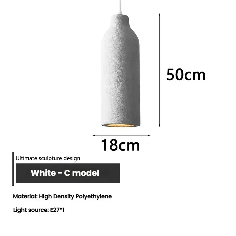 Japanese Wabi Sabi Ceiling Chandelier Modern Home Dining Room Pendant Lamp Living Room Decoration Loft Bar Kitchen Hanging Light