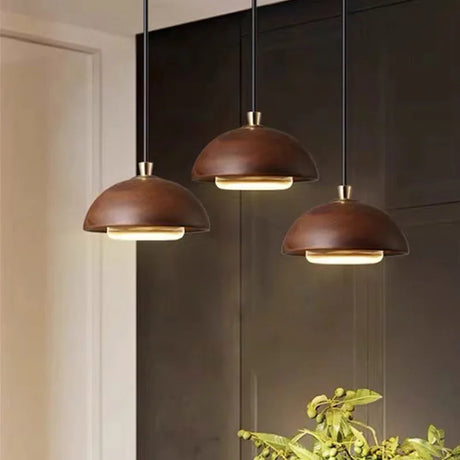 Nordic LED Pendant Lamp Wood Bar Kitchen Island Hanging Light Restaurant Coffee Shop Loft Home Decoration Indoor Lighting