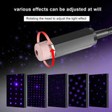 A galaxy-like atmosphere in your car with the USB-powered Romantic LED Car Roof Star Night Light Projector.
