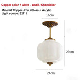 Eloise French Medieval Scallop Milk Glass Pendant Lamp - Retro Green Globe LED Dimmable Hanging Light for Homestay, Dining Room & Office Decor