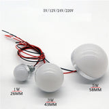10Pcs Mini LED Bubble Light - 3W 5W 7W 9W Round Lamp (5V 12V 24V 220V)