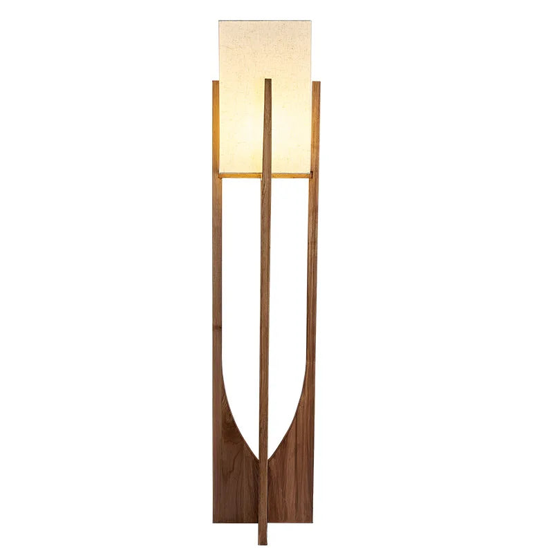 Wooden Floor Lamp Nordic Designers Floor Lamps for  Living Room Bedroom Sofa Bedside Solid Wood Led Table light