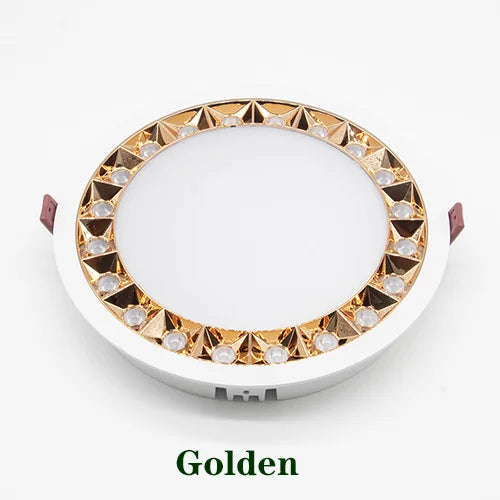 Embedded Dimmable LED Ceiling Light AC85-265V Kitchen Bedroom Shopping Mall Circular Panel Light 10W12W18W20W24W COB Downlight