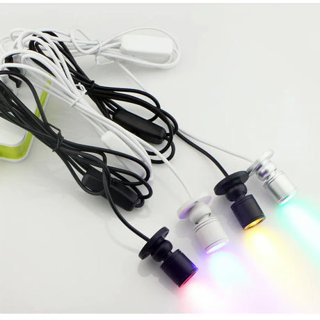 Modern Led USB Spotlight 3W DC5V Jewelry Cabinet Showcase Counter Lamp Surface Mounted Ceiling Mini Spot Light USB 5V Interface