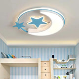 Moon Star Led Ceiling Light Kid Room Light Fixture Baby Room Light Girl Lamp Kid Room Ceiling Lamp For Children Bedroom Lighting