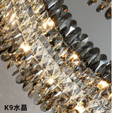 Modern LED Crystal Ceiling Light - Luxury Lustre for Living Room & Kitchen