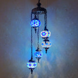 Turkish style mosaic Chandelier Glass Lantern Art Pendant Lamps Living room hotel hall restaurant dining room Hanging lights