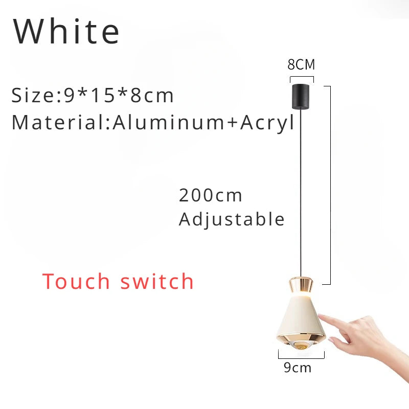 Modern Simple Creative Chandelier Luxury Luster Personality Pendant Lamp  Room Decors Hanging Lighting for Bedroom Dining Study