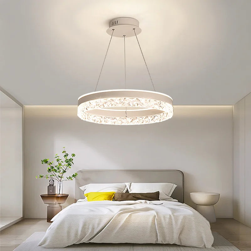 Modern Minimalist Restaurant Chandelier Nordic Luxury Living Room LED Ceiling Lamps Home Decor Designer Bedroom Hanging Lights