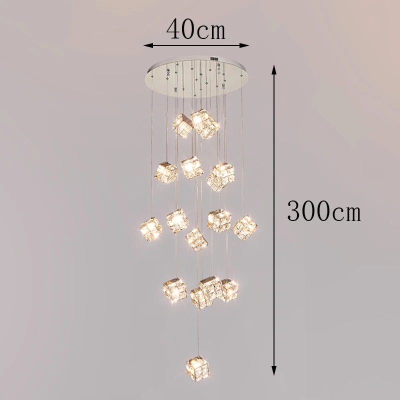 Home decoration Pendant lights, luxury crystal living room chandelier, bedroom Pendant lamp, ceiling light, indoor lighting