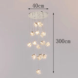 Home decoration Pendant lights, luxury crystal living room chandelier, bedroom Pendant lamp, ceiling light, indoor lighting