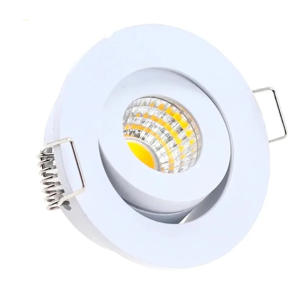 Waterproof LED Down lights Adjustable Dimmable 3W AC90-260V/DC IP65 Downlight Outdoor Led Ceiling Lamps MINI LED Spot Color