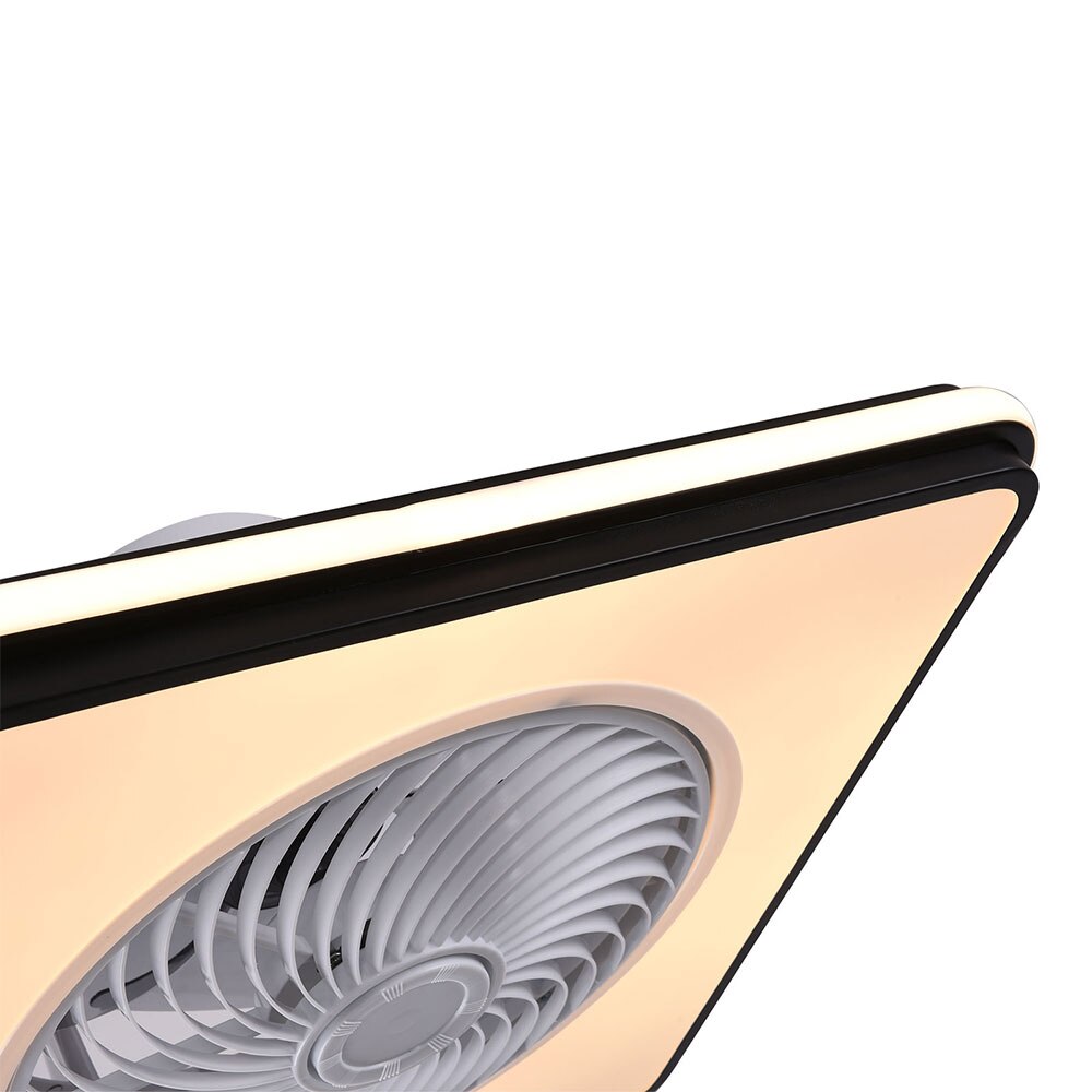 Ceiling Fan with Lights 22inch Modern Semi-Flush Mount Ceiling Fan with Remote Dimmable 3 Color 3 Speed Fan Lighting