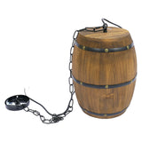 Retro Wood Wine Barrel Pendant Light，Industrial Ceiling Lamp ，Vintage Chandelier Light Fixtures for Bar Cafe Home Restaurant