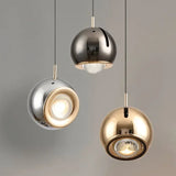 Modern Adjustable Angle LED Round Pendant Light - Stretchable Minimalist Chandelier Lamp for Bedroom Bedside, Dining & Home Decor