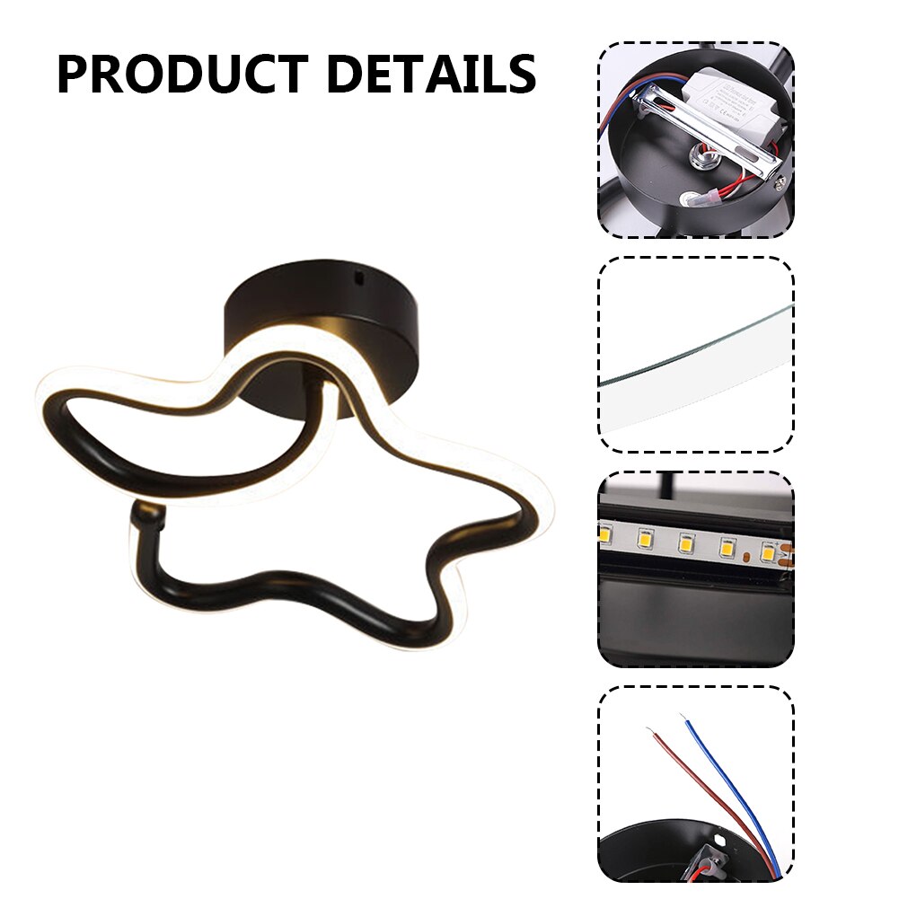 Ceiling Lights Creative Bedroom Ceiling Lights Geometry Durable Multifunctional Simple Minimalist for Hallway Lighting Fixtures