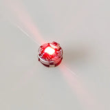 2PCS Miniature Wireless LED Light Modules - Super-Bright Push-Button Single Lamp for DIY Models