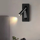 LED Ambient Reading Light Adjustable Recessed Wall Light Wide Voltage 85V-265V Indoor Rotatable Bedside Reading Light