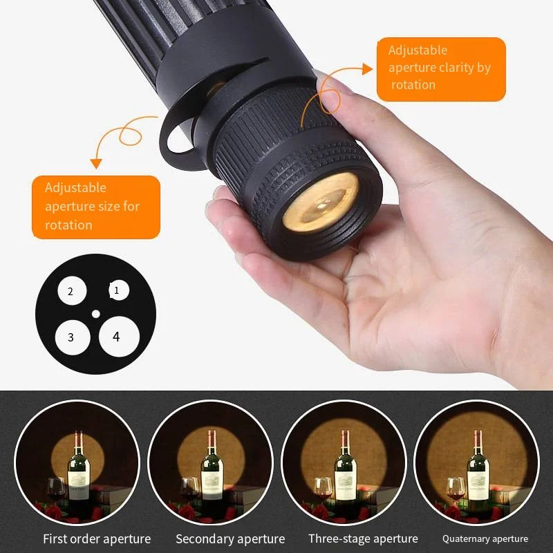 Spotlights Background LED Track light Lamp Round 7w 10w 15w 20w 30w 110-220V Cob KTV Bar Restaurant Cafes Museum Zoom Light Lighting