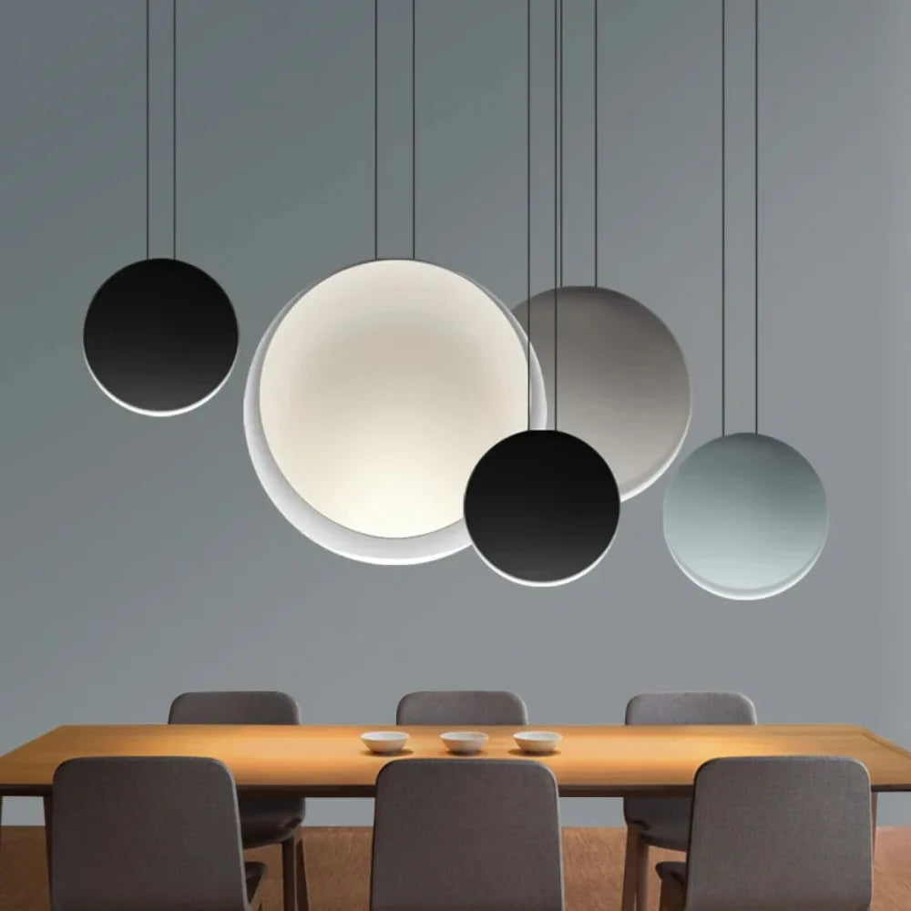 Scandinavian LED Chandelier - Modern Nordic Pendant Lamp for Dining & Kitchen