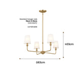 American Style LED Pendant Lamp Modern Minimalist Chandelier Kitchen Island Restaurant Bar Living Room Home Decor Factory Direct