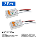 12V Power Supply Adapter 110V 220V to 12V Lighting Transformer 100W 72W 36W 18W DC12 Volts Source LED Driver for LED Strip Light