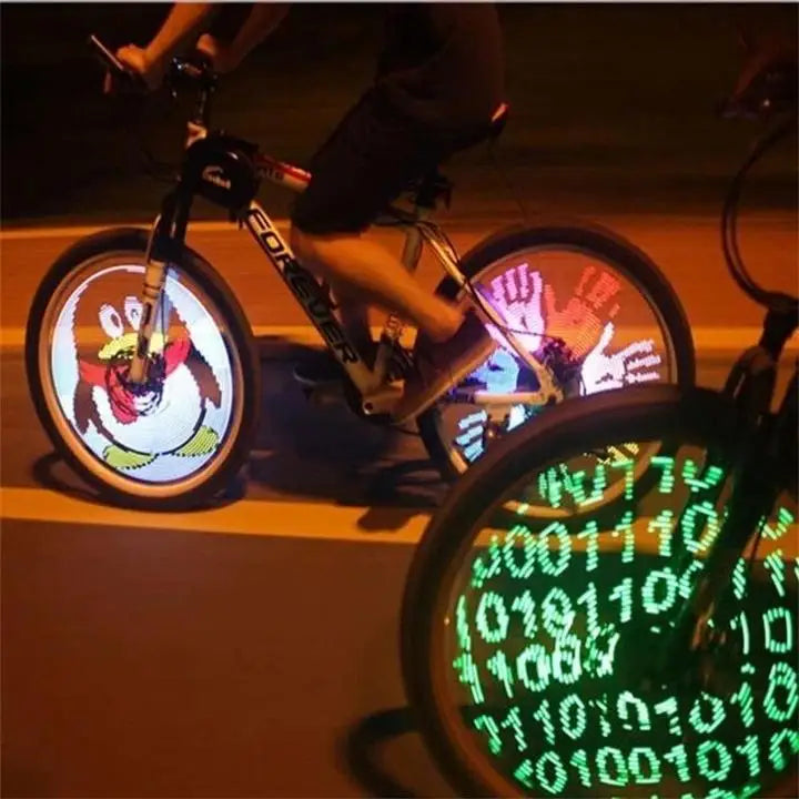 3D Bicycle Spoke LED Lights Bike Motorcycle Wheel Spoked light Protector Covers Pipe For Motocross Bicycle Bike Cool Accessories