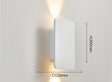 2/6W Simple Indoor LED Bedroom Bedside Lamp Nordic Modern Creative Staircase Corridor Lamp Living Room TV Background Wall Lamp