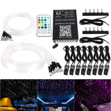 16W Twinkle LED Star Roof Chandelier - RGBW Fiber Optic Starlight Headliner Kit