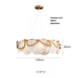 Modern Internet Celebrity Living Room Art Pendant Light Luxury Minimalist Glass Lamp Bedroom Dining Room Long Pendant Light
