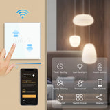 Smart Wall Switch 1Gang 1Way Wifi Dimmer Switch LED Light Switch Tuya Smart Life Alexa Wireless Control Need Neutral Wire