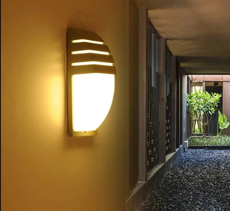 LED Wall Light Waterproof Porch Lights 10W Modern Wall Lamp Radar Motion Sensor Villa Courtyard Garden Outdoor Lighting