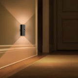 2 Pack Double-head LED Night Light with Motion Sensor Rechargeable Wall Lamp CCT And brightness Adjustable for Hallway Stair
