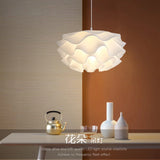 Romantic Flowers Pendant Lamp For Bedroom Nordic Creamy Wind Chandelier Living Dining Room Modern Ceiling Lights Home Decoration
