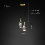 44619970085121|44619970117889Nordic pendant light gold luxury italians light design crystal light Dining Room Kitchen suspension light indoor bedside light