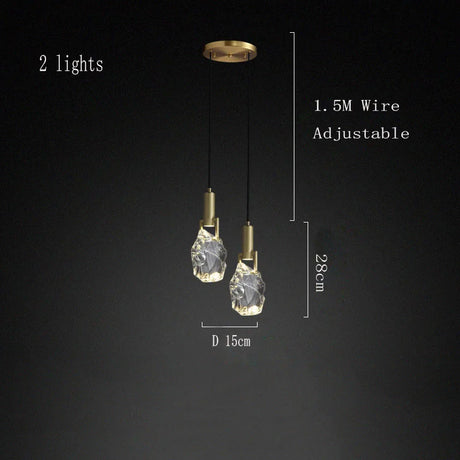 44619970085121|44619970117889Nordic pendant light gold luxury italians light design crystal light Dining Room Kitchen suspension light indoor bedside light